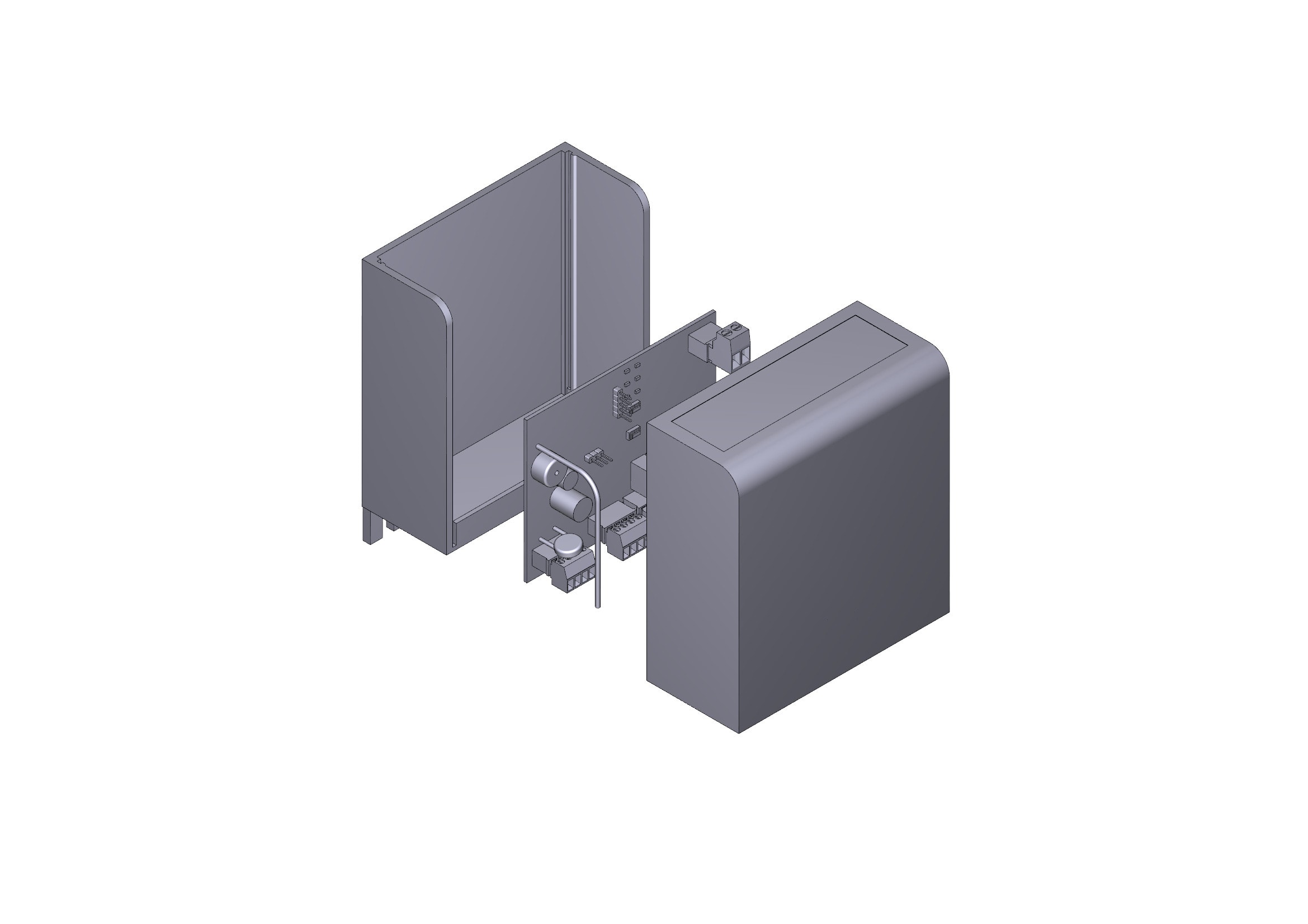 CAME - ricevente Rioctl01 da esterno per modulo di controllo radio RIOCTL01 da esterno. 88006-0017
