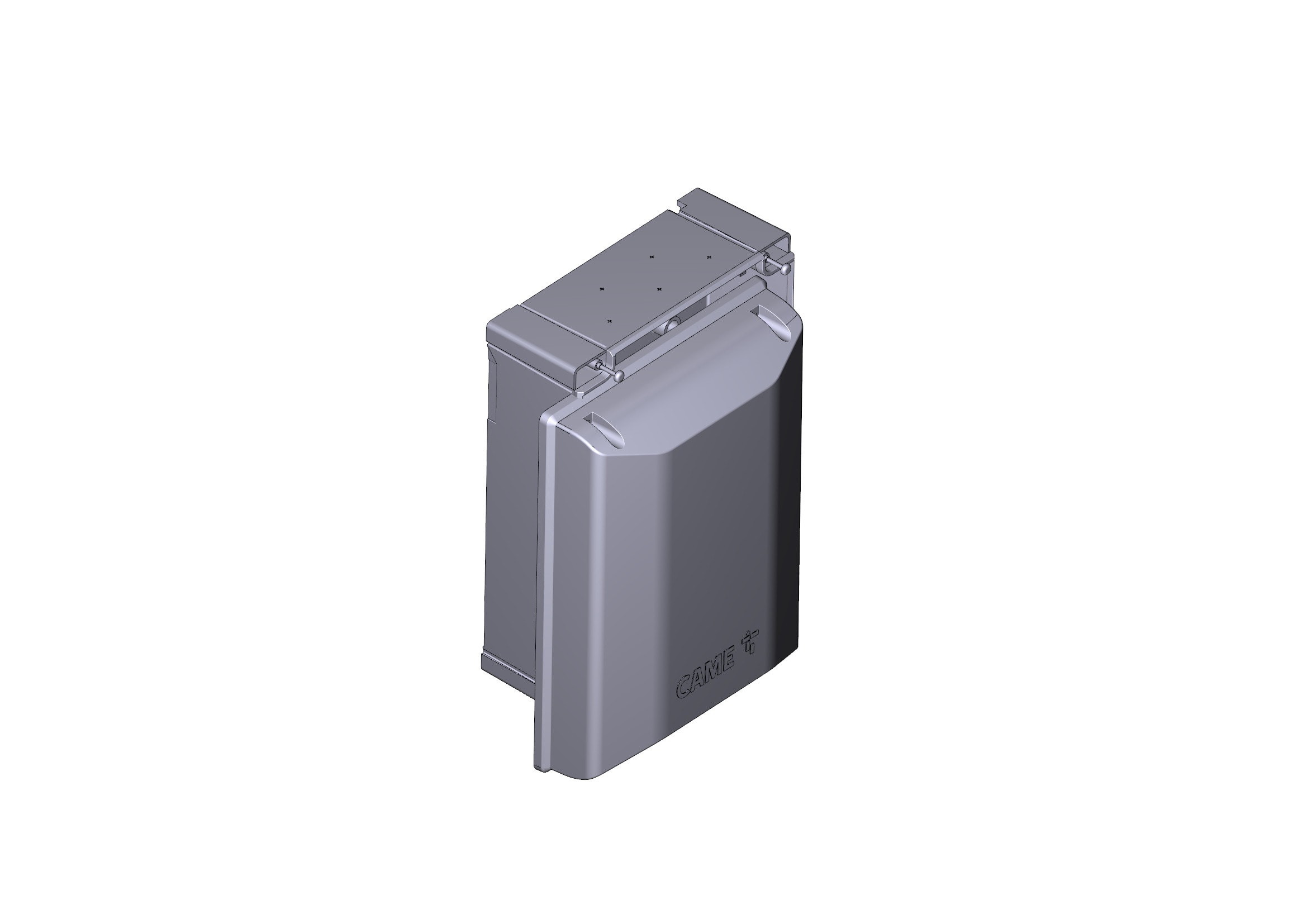 CAME - Coperchio e base quadro 200x269 mm per comando.