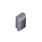 CAME - Coperchio e base quadro 200x269 mm per comando.