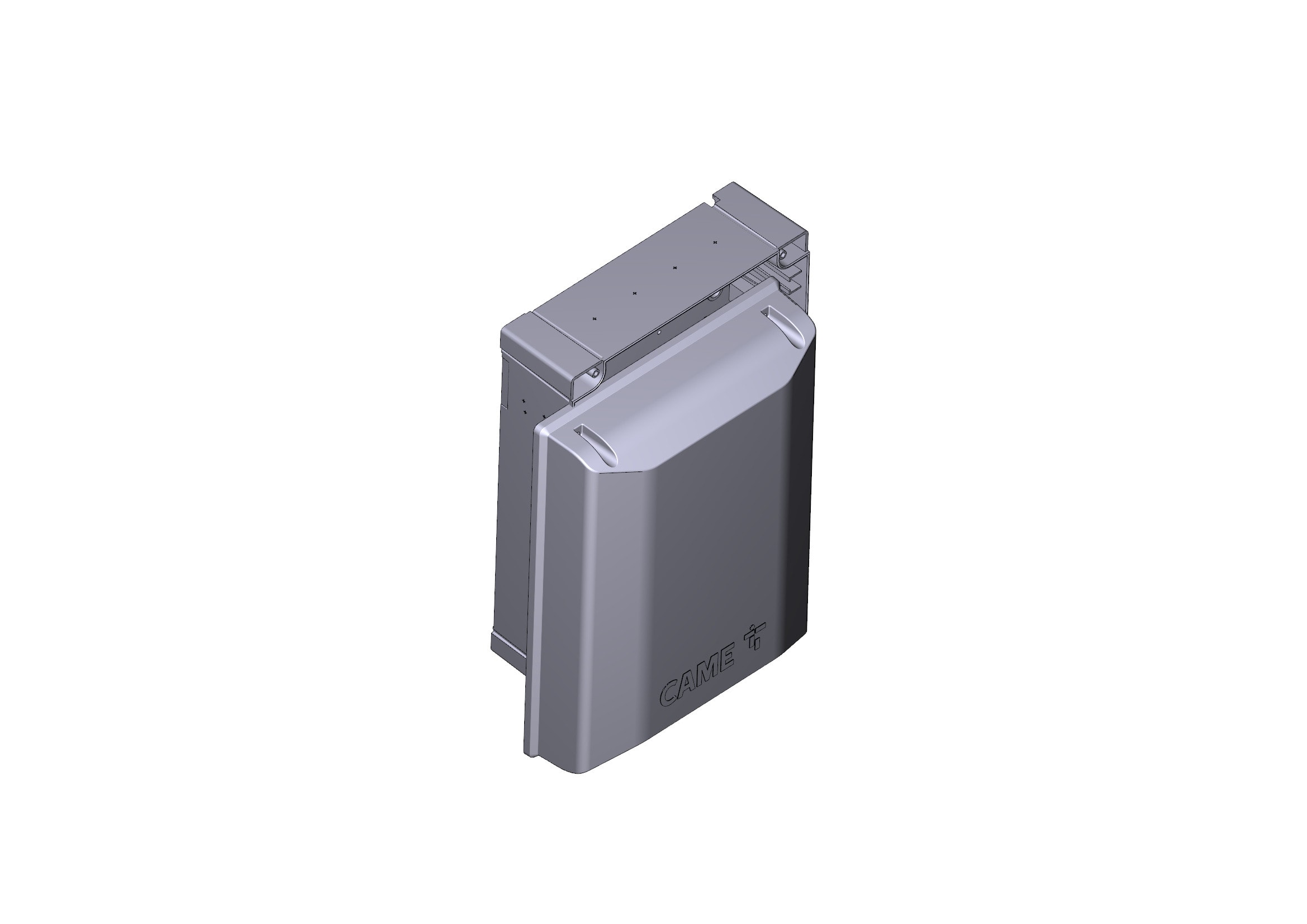 CAME - Coperchio e base quadro 236x316mm per comando.