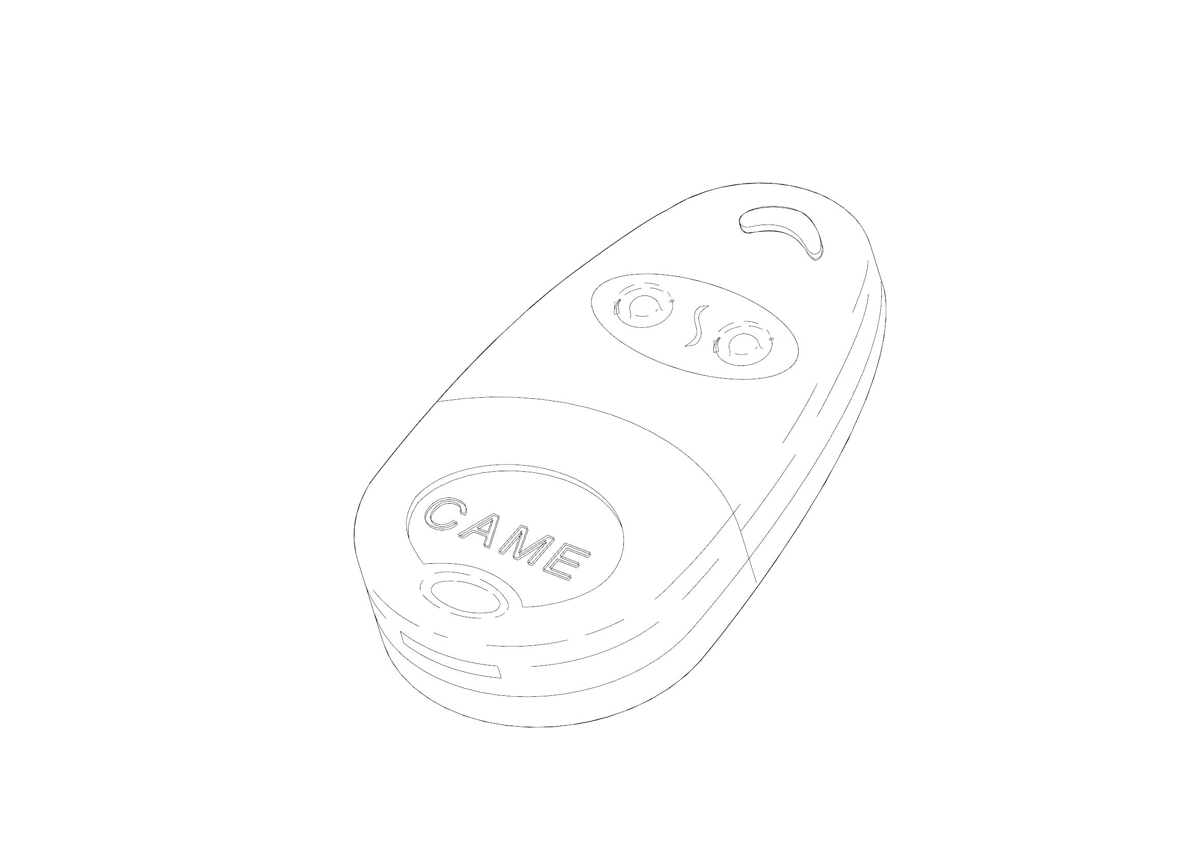 CAME - gusci trasmettitore top-432na 5pz.