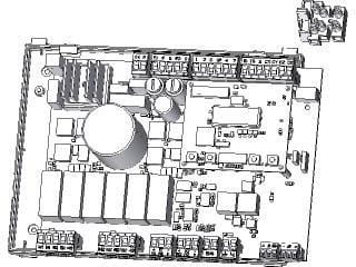 CAME - Kit sostitutivo ZLX24MA-MR di ZLJ24-ZL19. 88006-0084