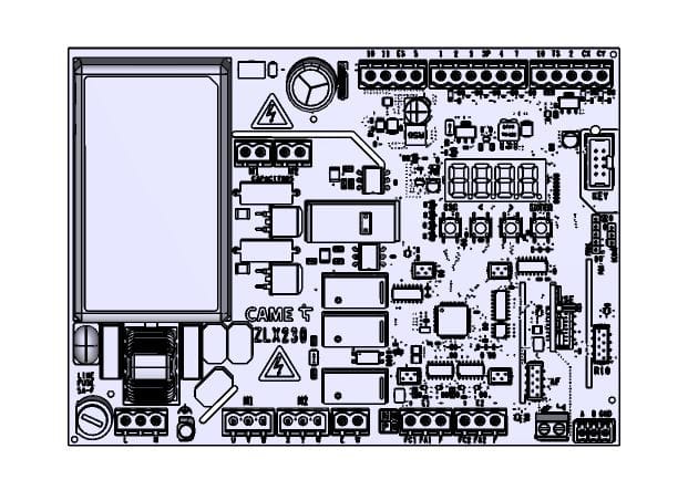 CAME - SCHEDA ELETTRONICA ZLX230P