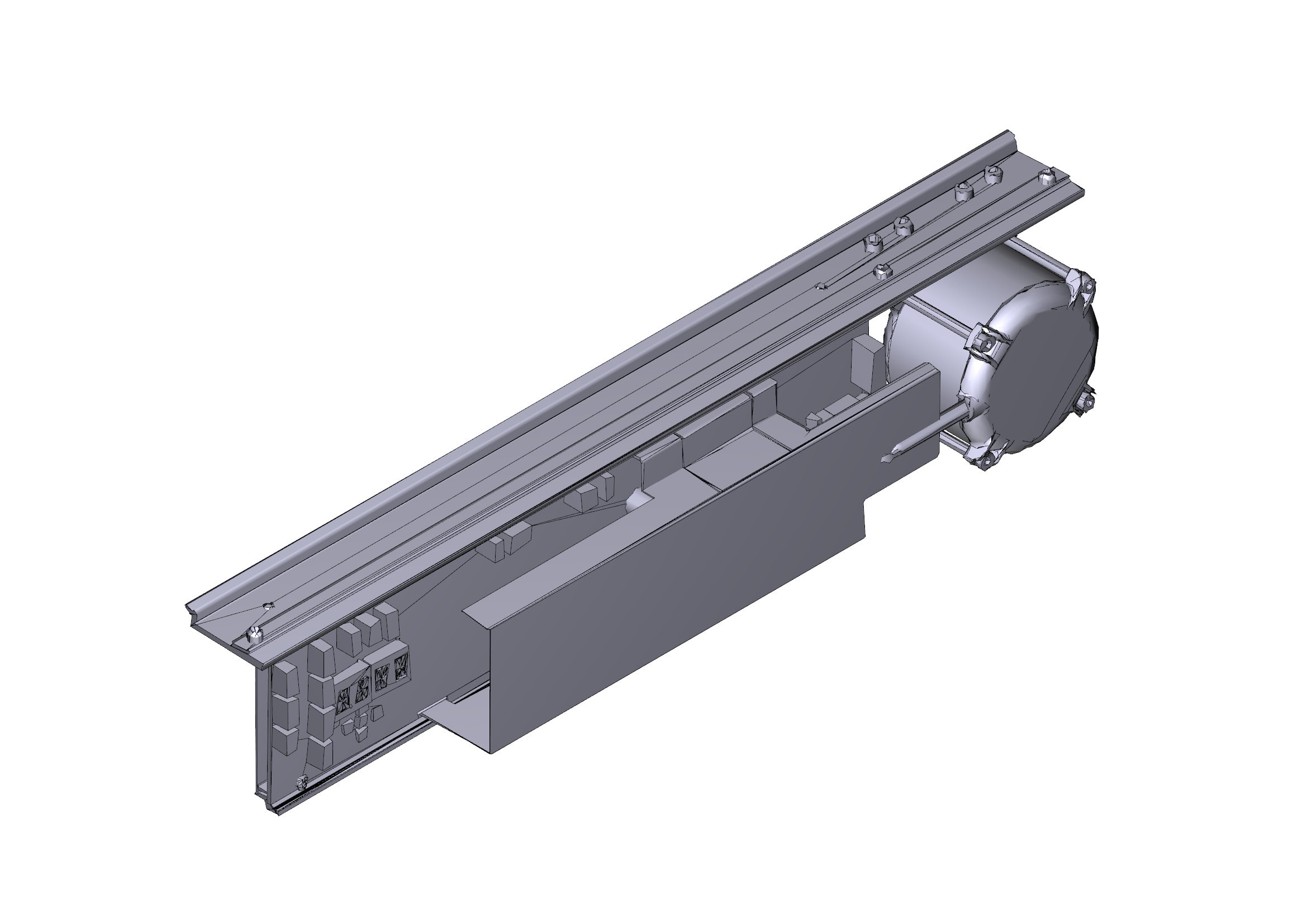 CAME - Gruppo comando trazione porta automatica fluo SL standard.