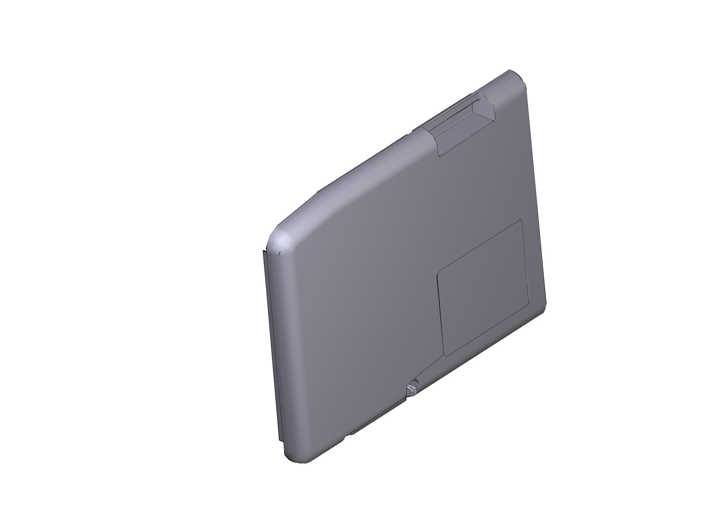 CAME - Testata destra senza supporto porta automatica fluo SLB/SLS. 88018-0025