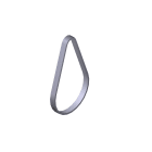 CAME - Cinghia riduttore fluo magnum per automazione completa porta automatica.