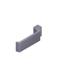 CAME - Guarnizione porta automatica cassonetto inferiore 1m