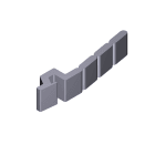 CAME - Guarnizione porta automatica carter-anta 1m. 88018-0062