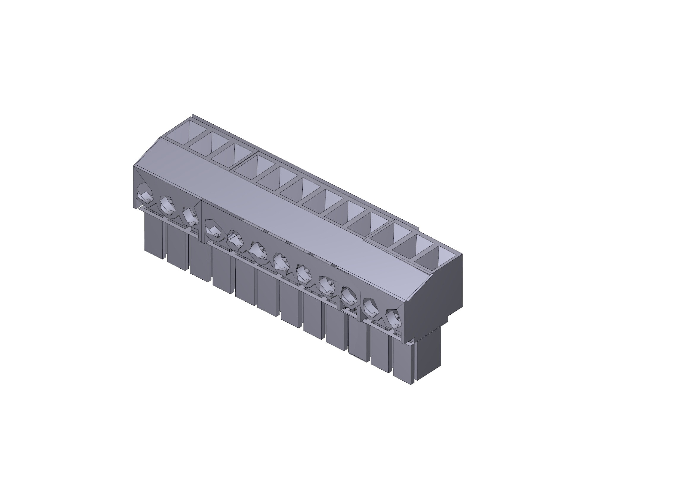 CAME - Morsettiera innesto 12 vie mtmv/01 5pz per modulo elettronico.