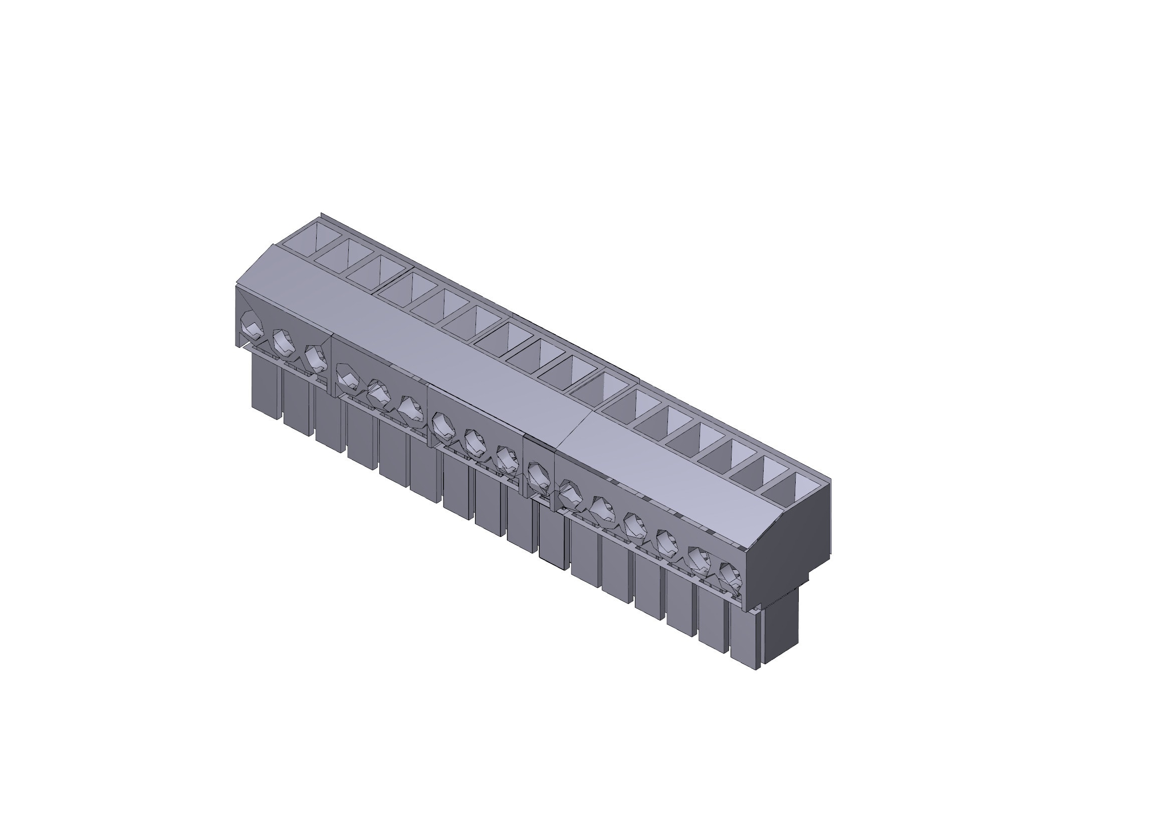 CAME - Morsettiera innesto 16 vie MTMV/08 5pz per modulo elettronico.