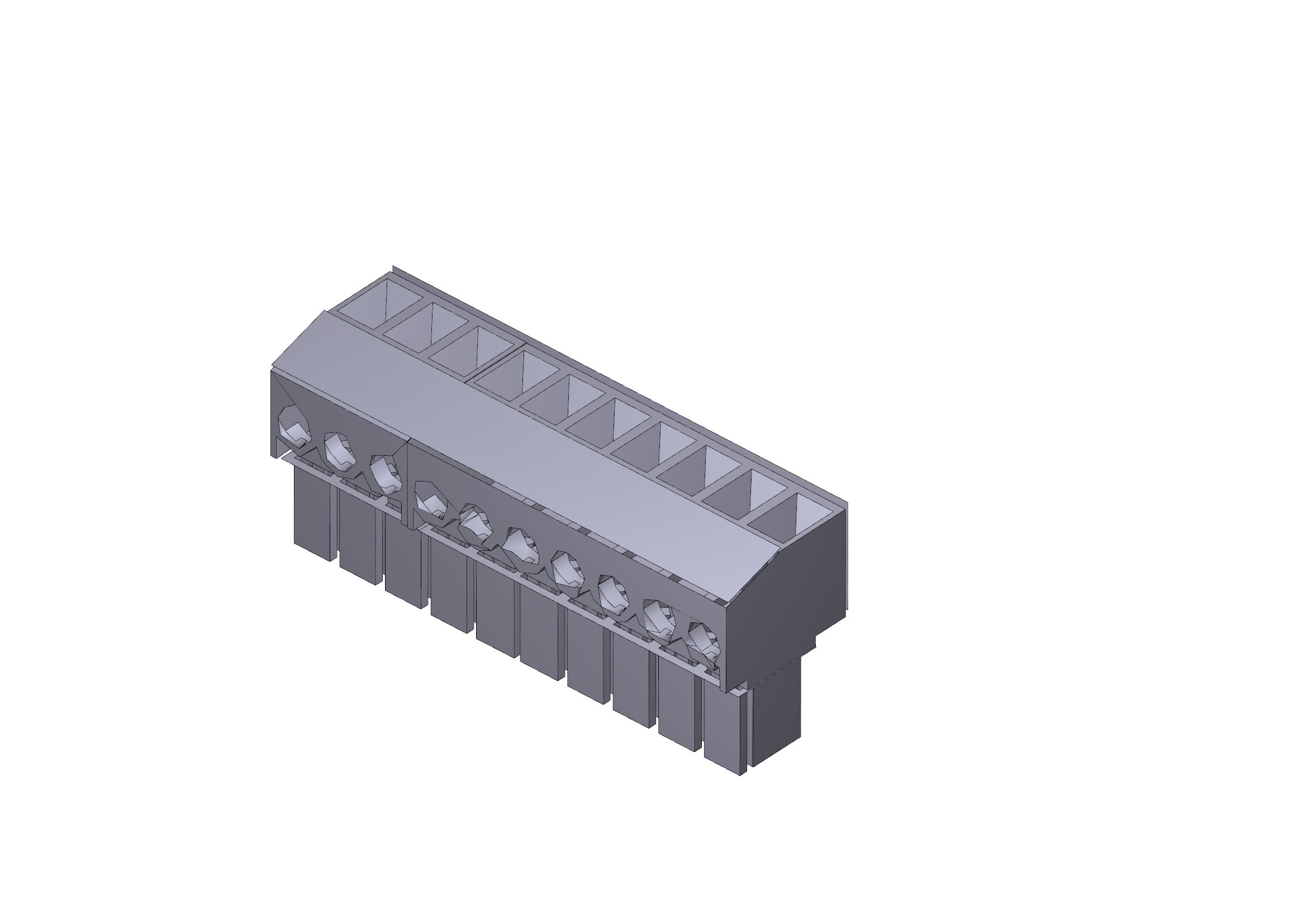 CAME - Morsettiera innesto 10 vie MTMA/GSM 5pz per modulo elettronico.