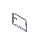 CAME - telaio da parete xts 5-8p per monitor. 88040-0026