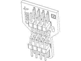 CAME - Adattatore chiave MTMA per connessione. 88040-0055