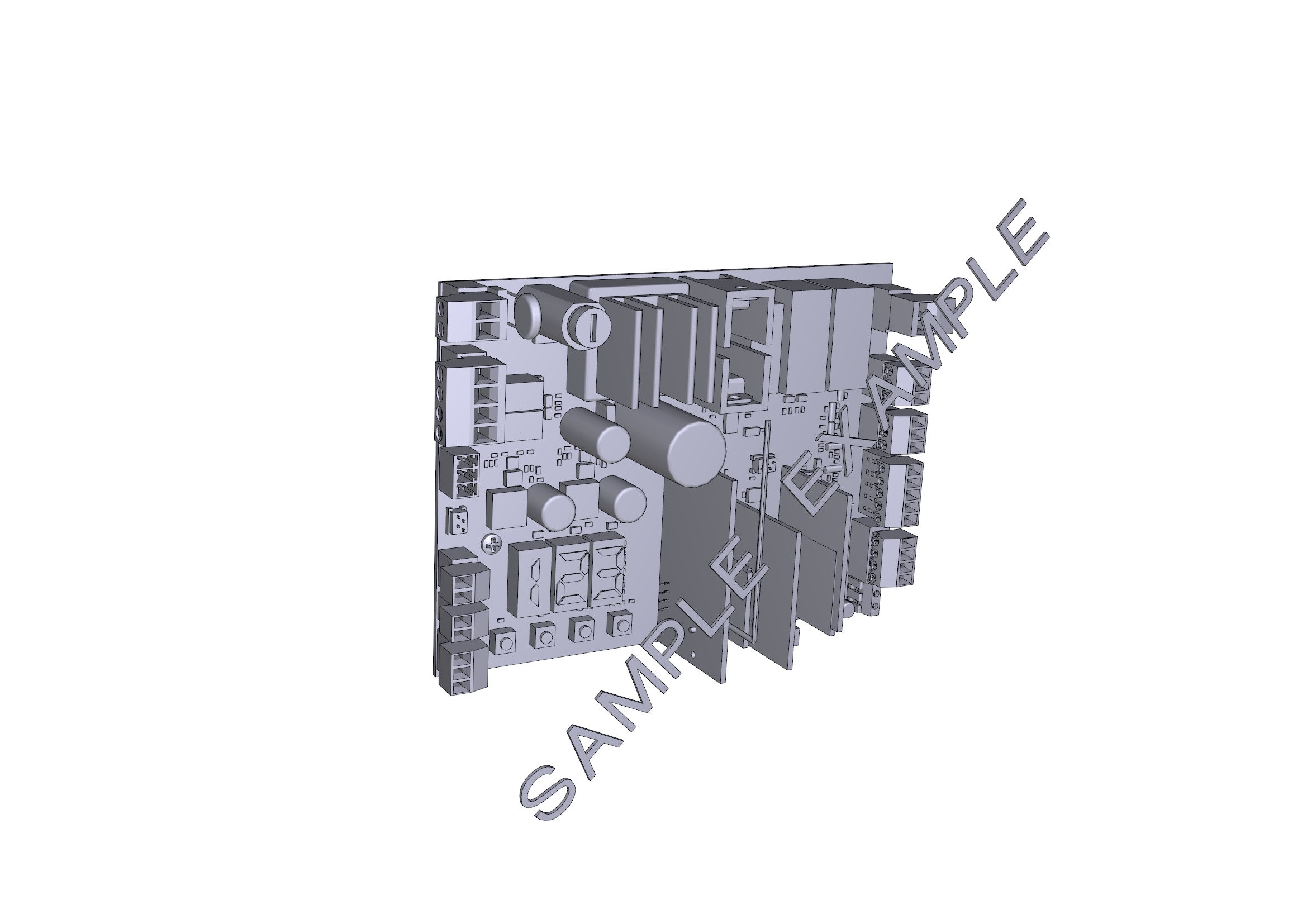 CAME - scheda elettronica pxc200 per centrale antintrusione a 8 ingressi.