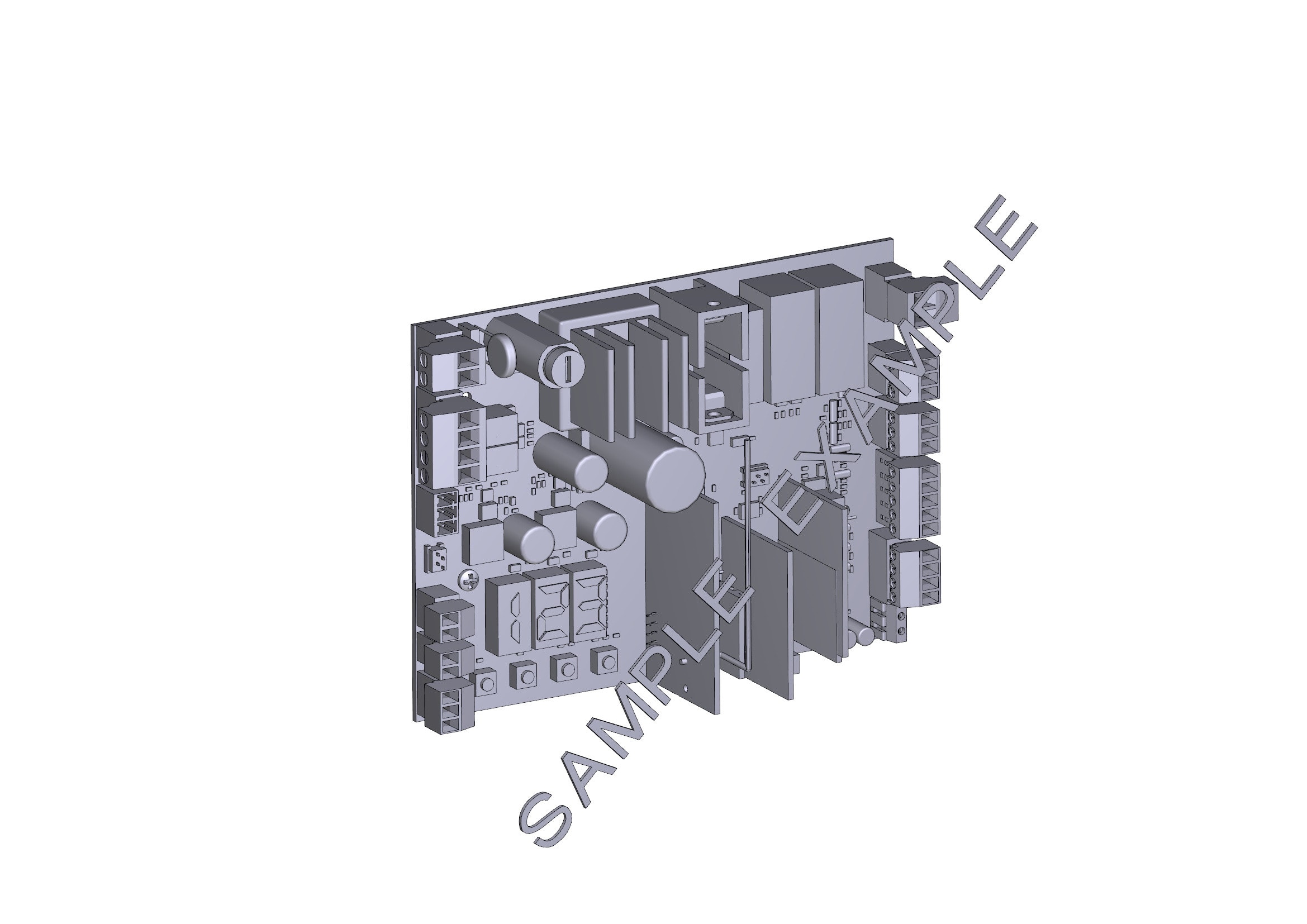 CAME - scheda cover pxc2-32 per centrale antintrusione a 8 punti.