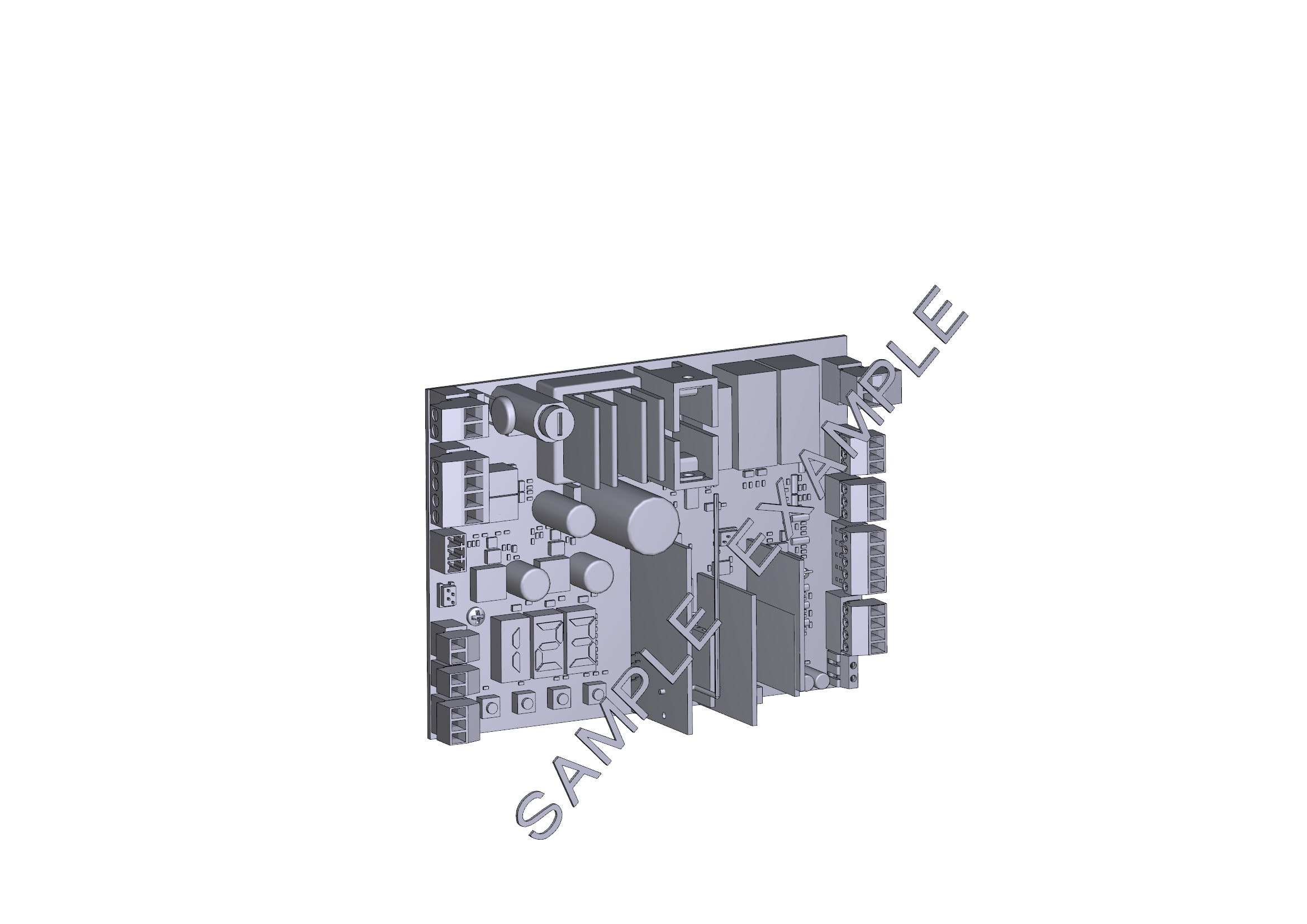 CAME - scheda cover pxc2-64 per centrale antintrusione a 8 punti.