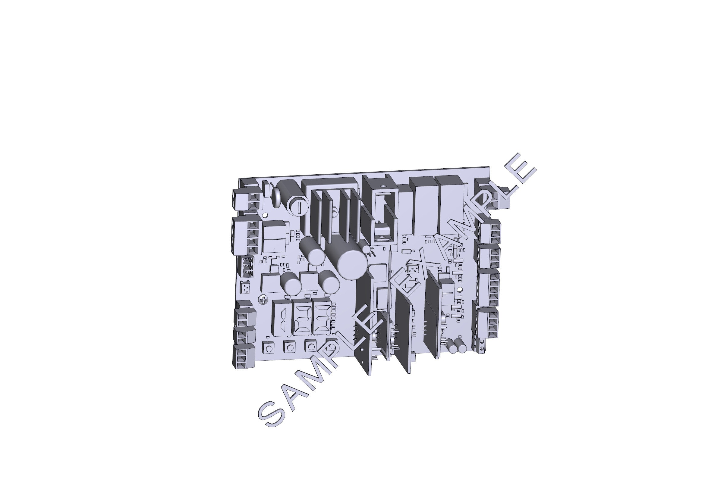 CAME - Scheda e cover PXC2-212 per centrale antintrusione a 8 punti.
