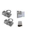 CAME - Kit per cancello automatico a battente Frog-X 4 metri 24V con 2 motori e sblocco manuale.