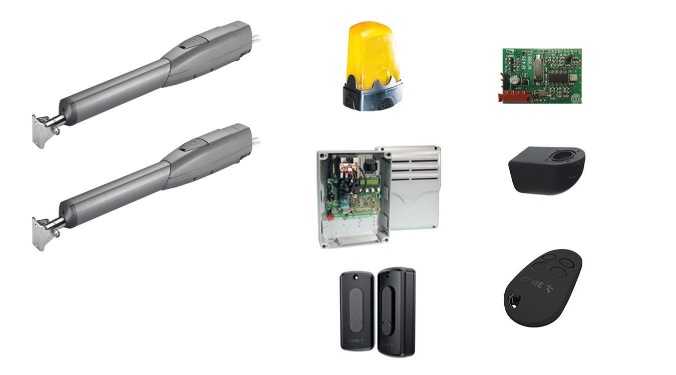 CAME - Kit telescopico ATS 3m 230V lamp - Lunghezza max anta 3m Peso max anta 400kg.