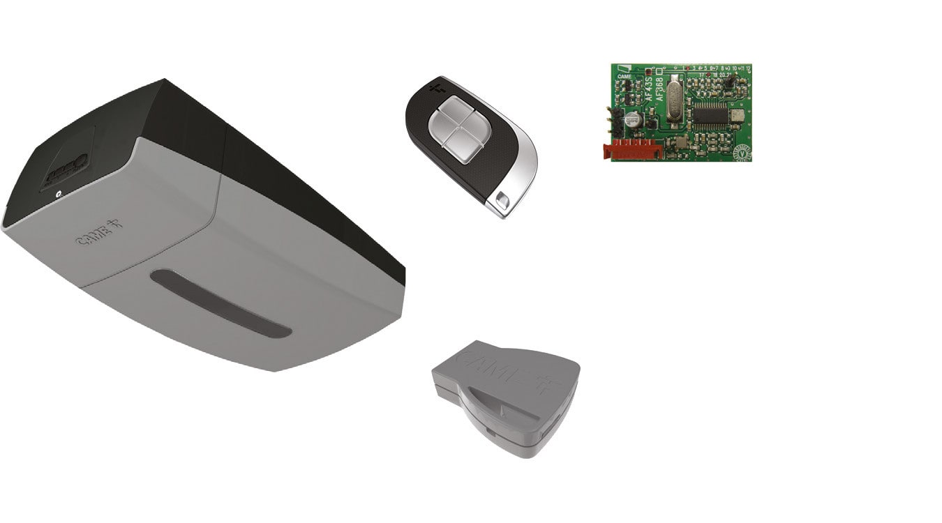 CAME - Superficie massima porta 18 m² - Forza di trazione 1000 N - KIT VER PLUS CONNECT 1000N.