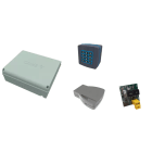 CAME - Kit Wi-Fi per gestione accessi temporanei: gateway Wi-Fi, RBE 230, tastiera filare e accessorio RCXN. Sistema Quick&Easy Access WiFi.