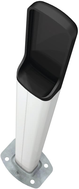 CAME - Colonnina in alluminio anodizzato naturale H = 500 mm.