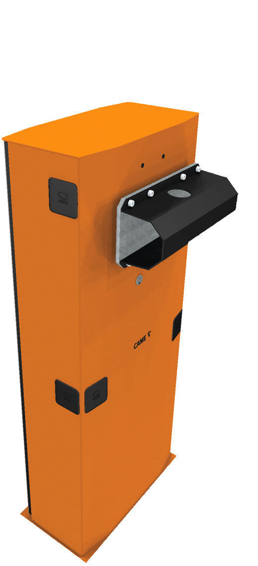CAME - Barriera in acciaio zincato e verniciato con predisposizione per accessori GARD 6500 BARR 230V MOT 24V.