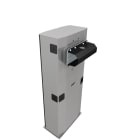 CAME - Barriera in acciaio AISI 304 satinato con predisposizione per accessori GARD 6500 BARR 230V MOT 24V 304 SS.