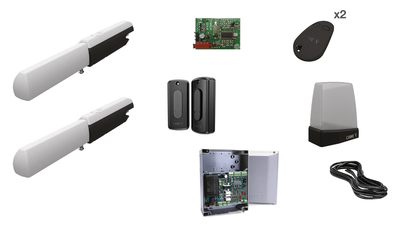 CAME - Kit pistone ATI 3M 230V IRR - Lunghezza max anta 3m, peso max 400kg.