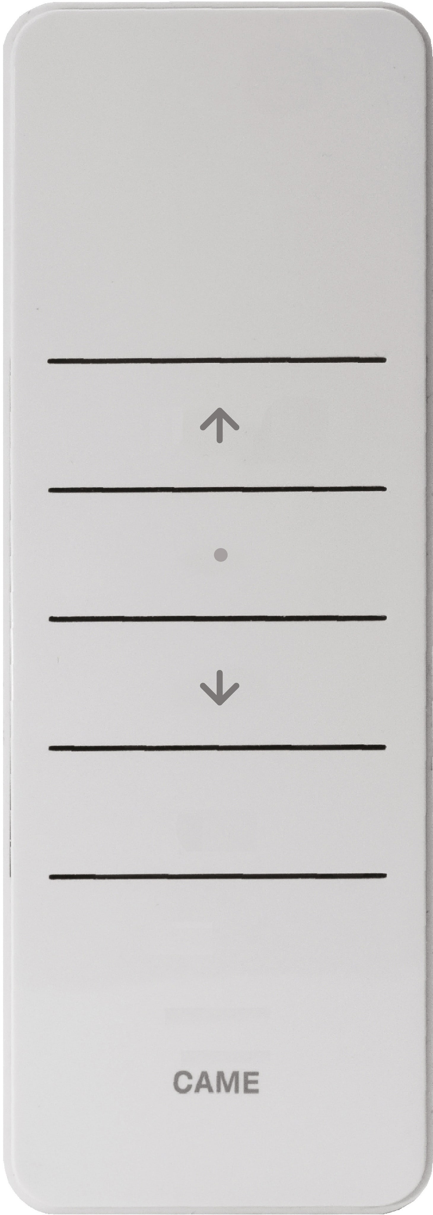 CAME - Trasmettitore portatile 433.92 MHz 1 canale bianco.