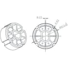 CAME - Adattatore per tubo ZF 45.