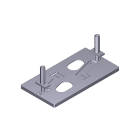 CAME - base ancoraggio motoriduttore - bk.