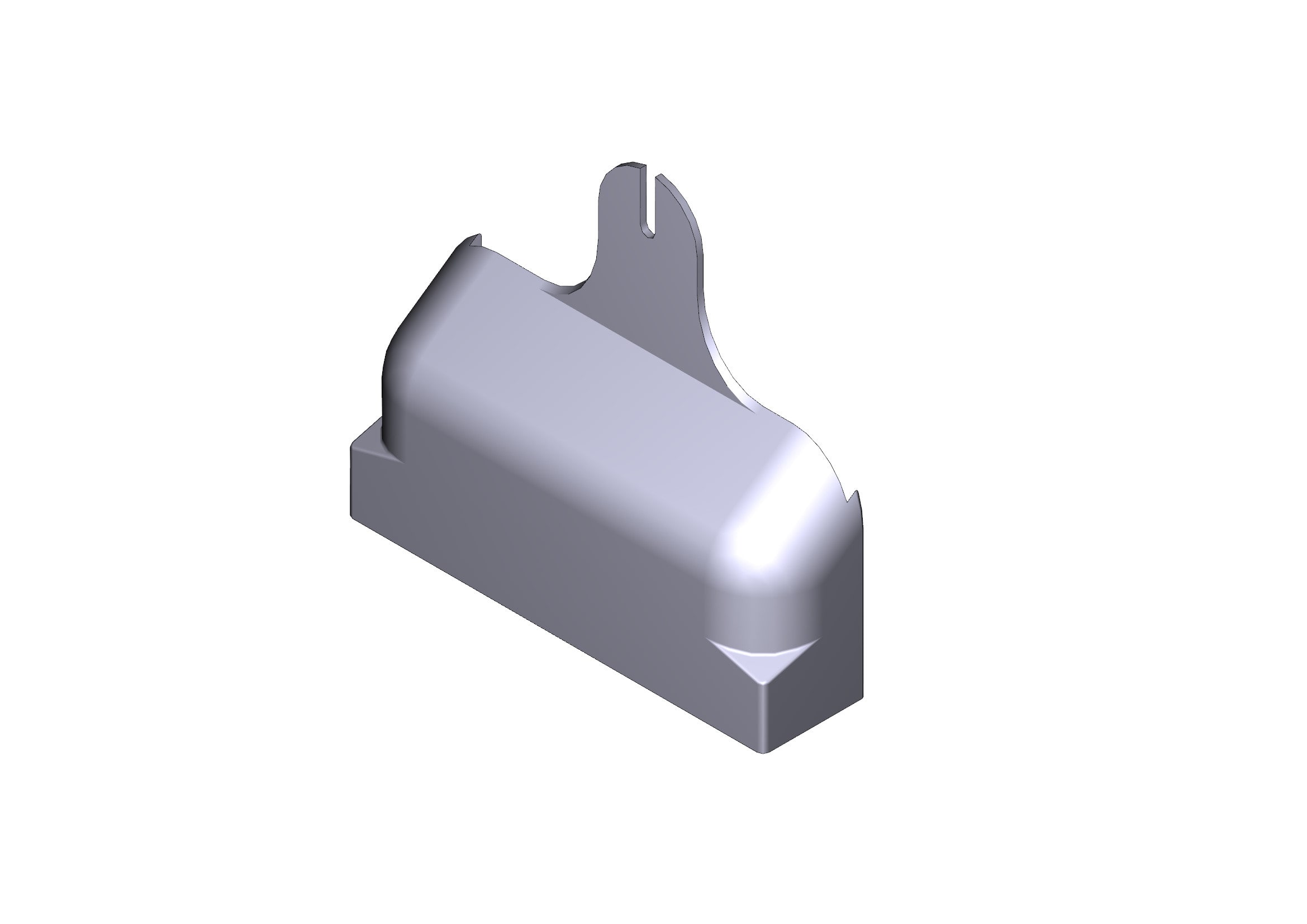 CAME - carter protezione piedini sinistro motoriduttore bx