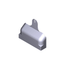 CAME - carter protezione piedini sinistro motoriduttore bx