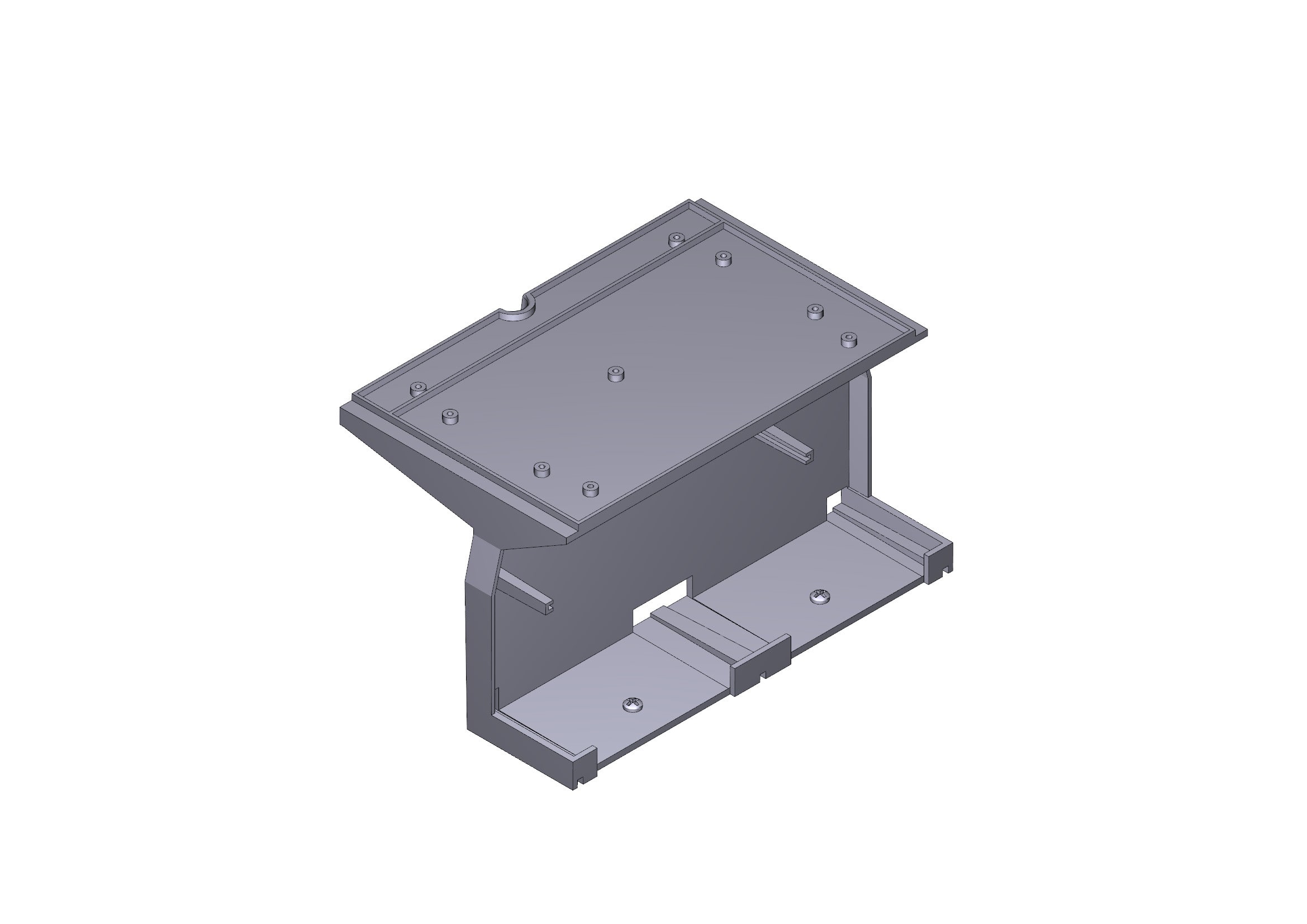 CAME - Supporto per quadro comando per automazione completa scheda elettronica BX-243.