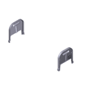 CAME - Tappi di testa motoriduttore F4000 F4024.