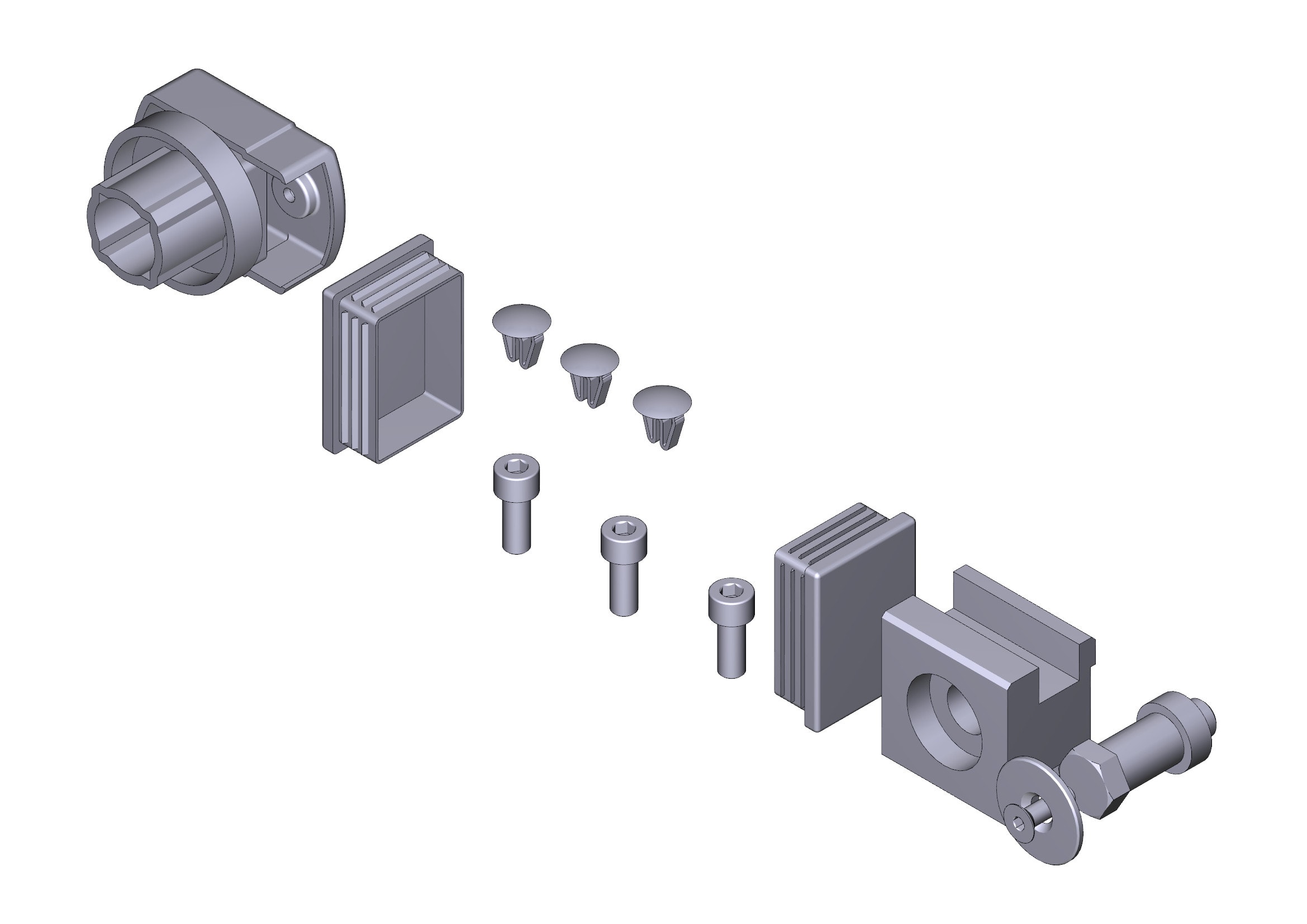 CAME - Confezione accessori per braccio di trasmissione a slitta F4004.