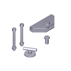 CAME - Confezione accessori per motoriduttore modello Fast40.