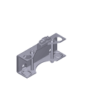 CAME - Piastra fissaggio a muro fast70 per motoriduttore 230 V con braccio.
