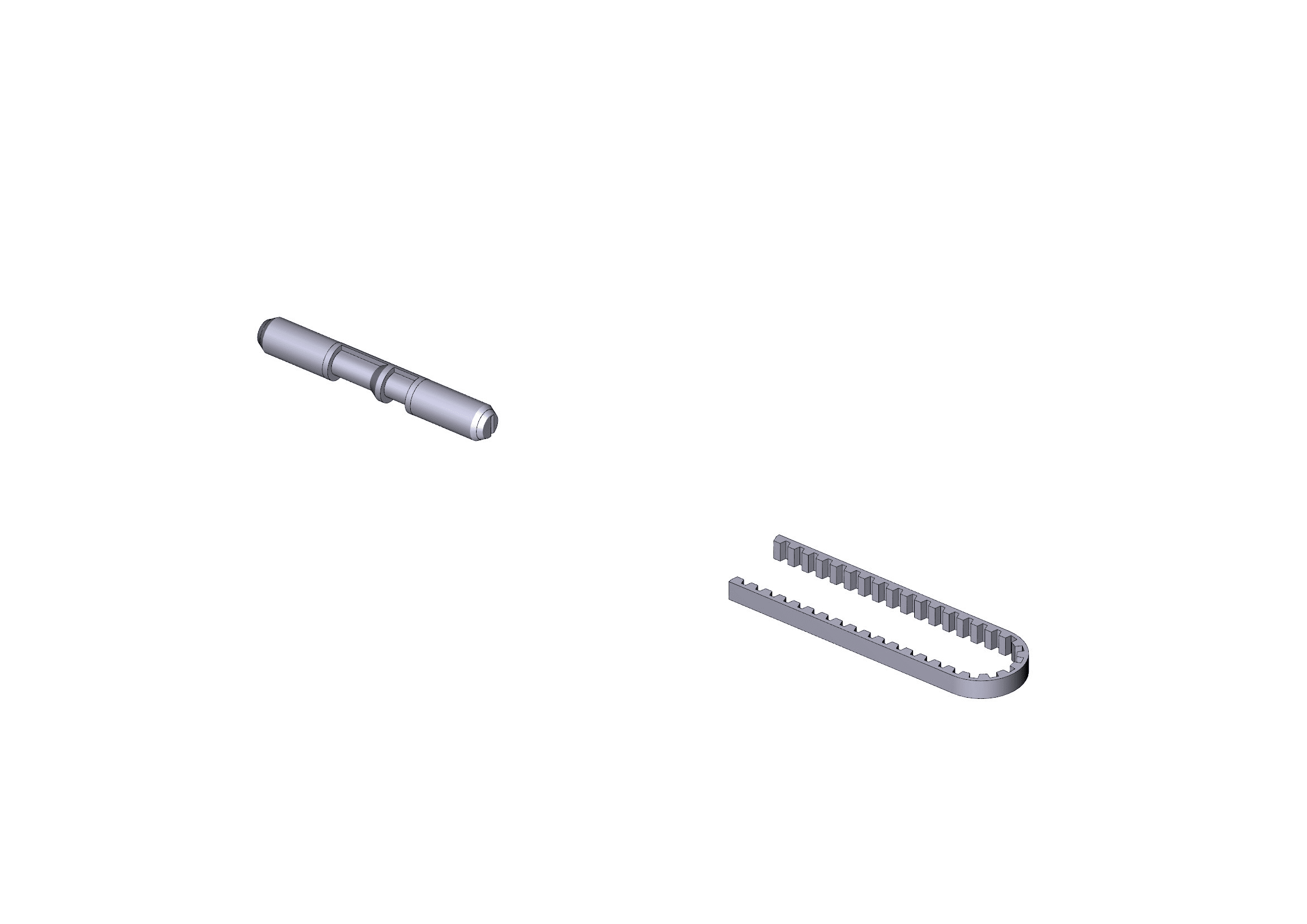CAME - Cinghia trasmissione V0685 V0687 L=5,7 per guida.