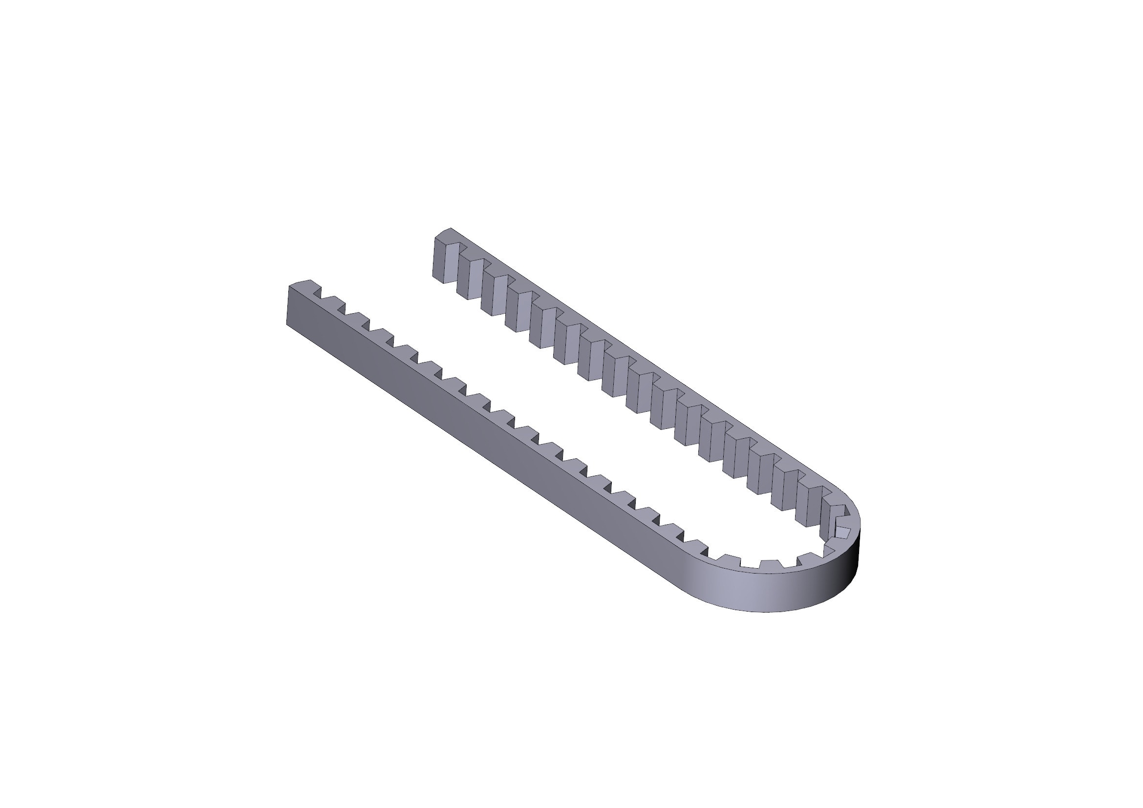 CAME - Cinghia di trasmissione V06007 per guida L=7,7M.