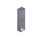 CAME - Armadio in acciaio inox G4001 per barriera.