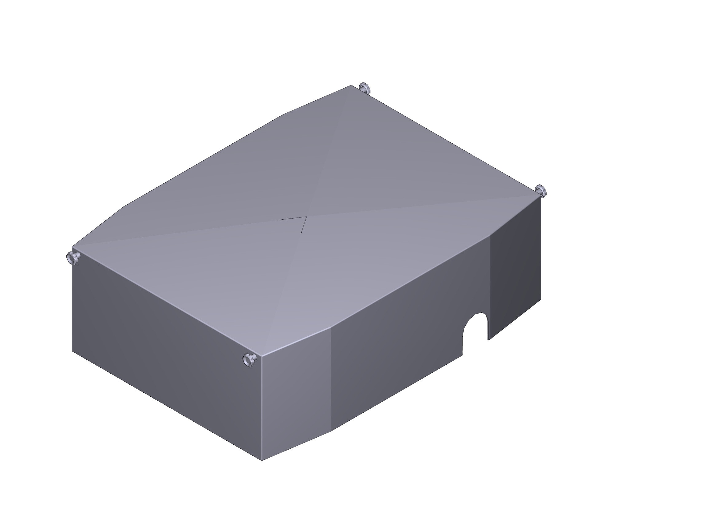 CAME - Coperchio armadio per barriera G12000.