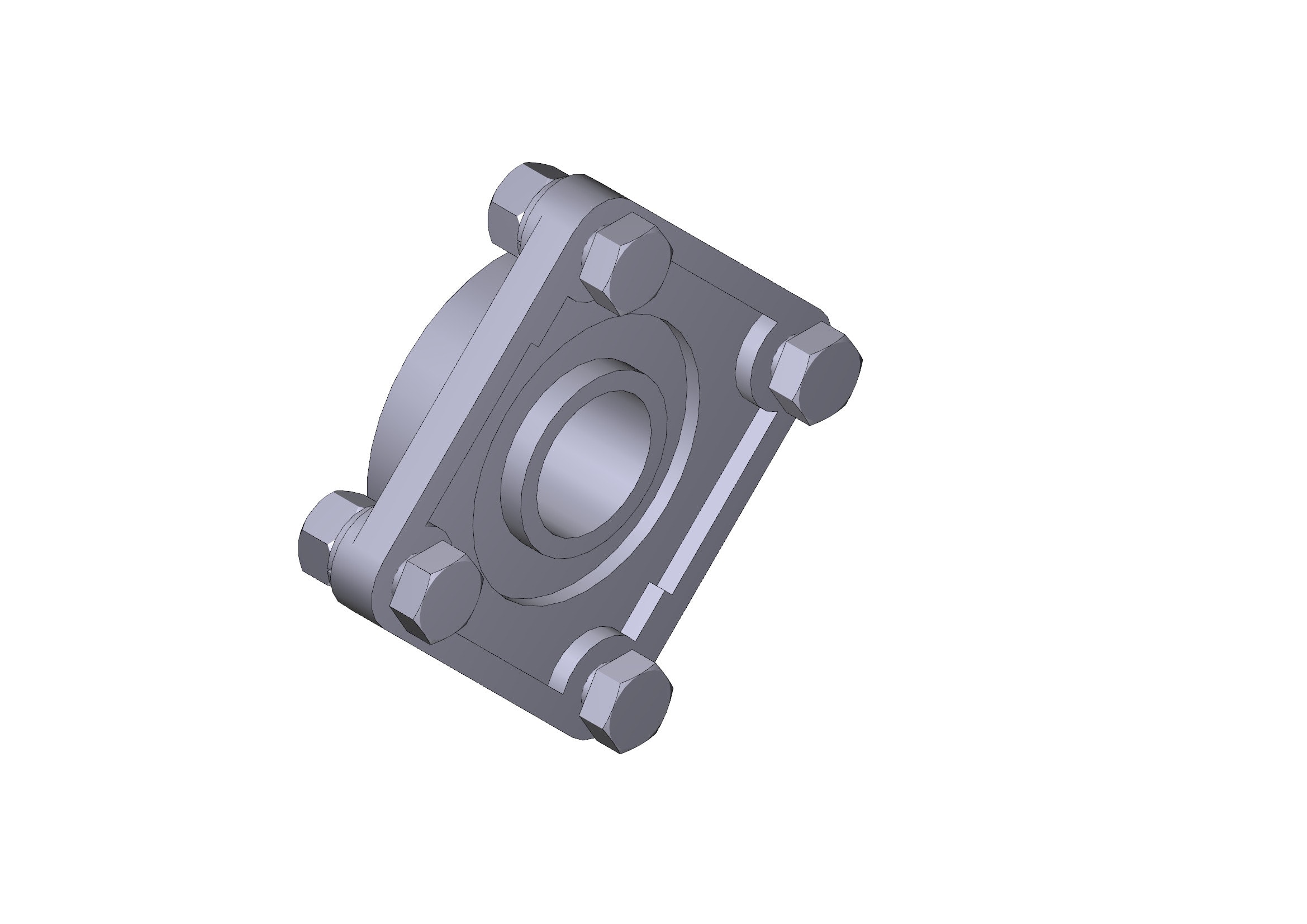 CAME - Flangia supporto albero sbarra G12000.
