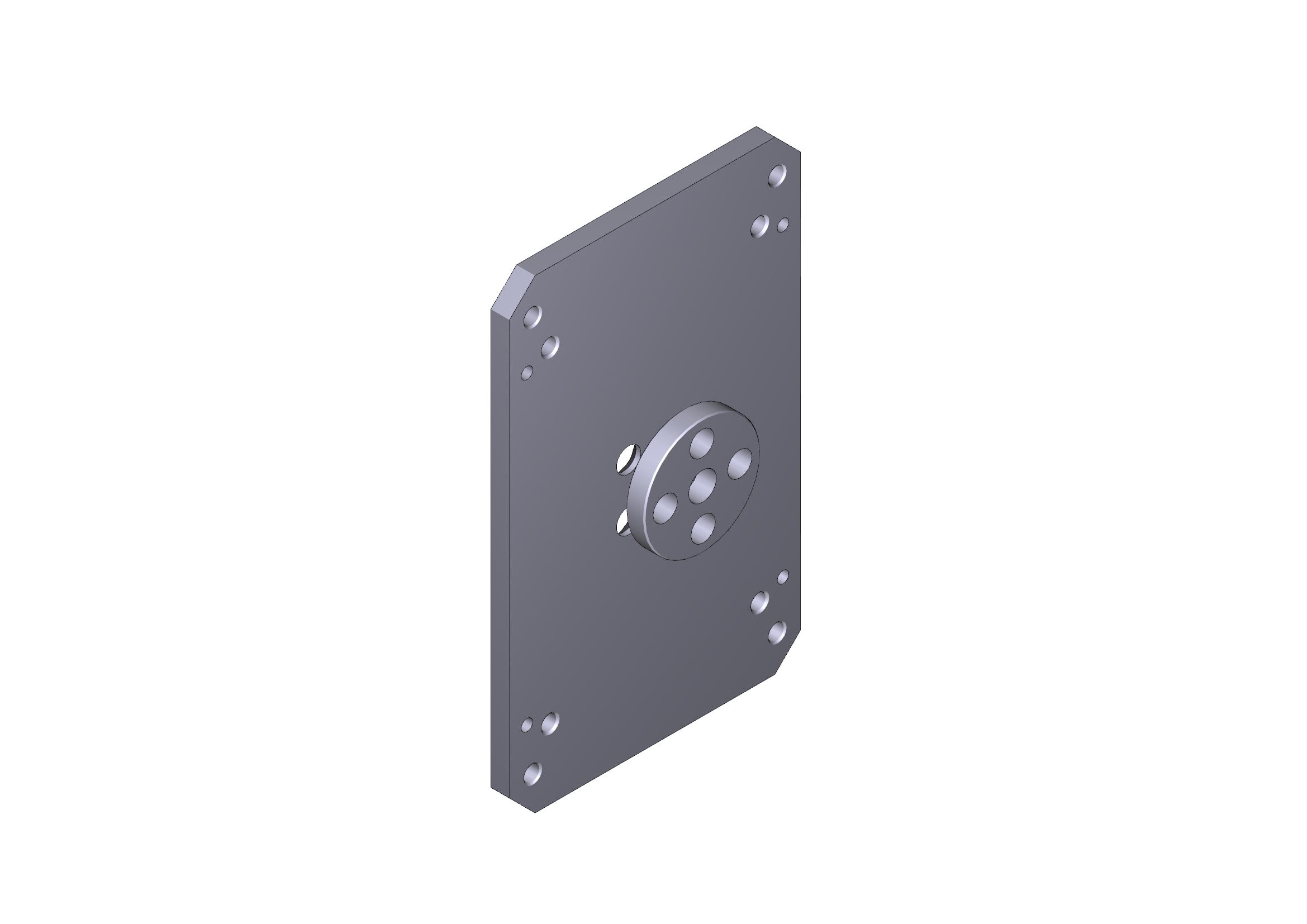 CAME - Piastra intermedia per barriera G3250 G3750 G3751.