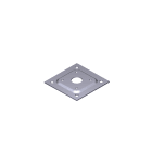 CAME - base colonnina nera 70x70 mm per alluminio.