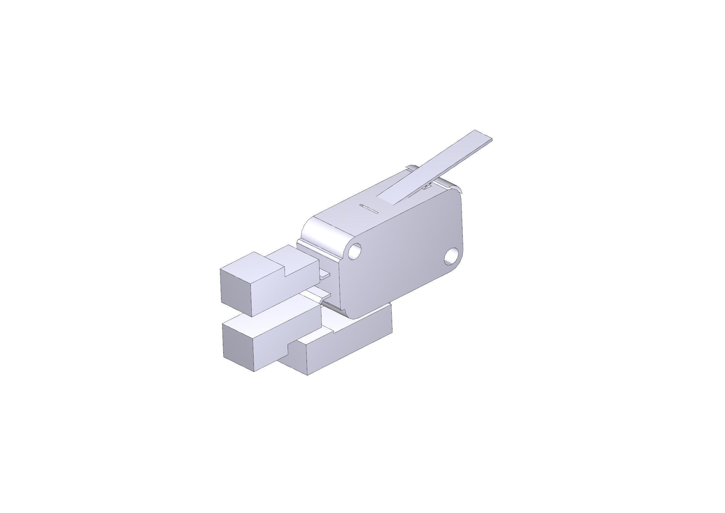 CAME - microinterruttori leva corta 10pz.