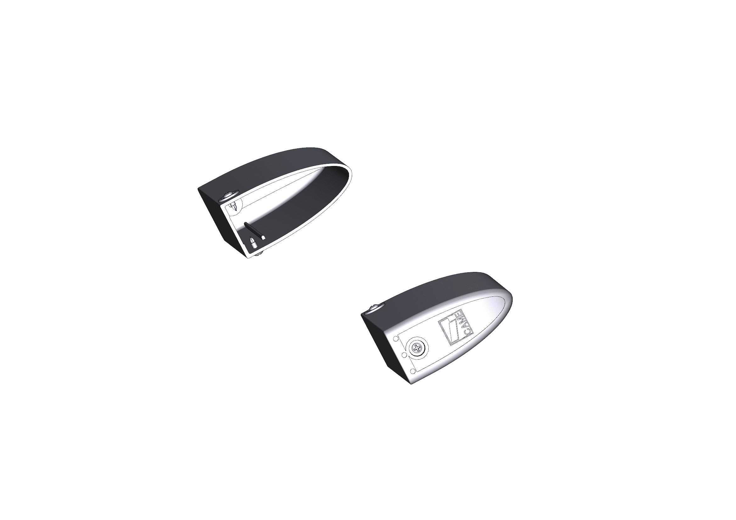 CAME - Tappi bordo sensibile df dfw dfwn 2 pz per sicurezza.