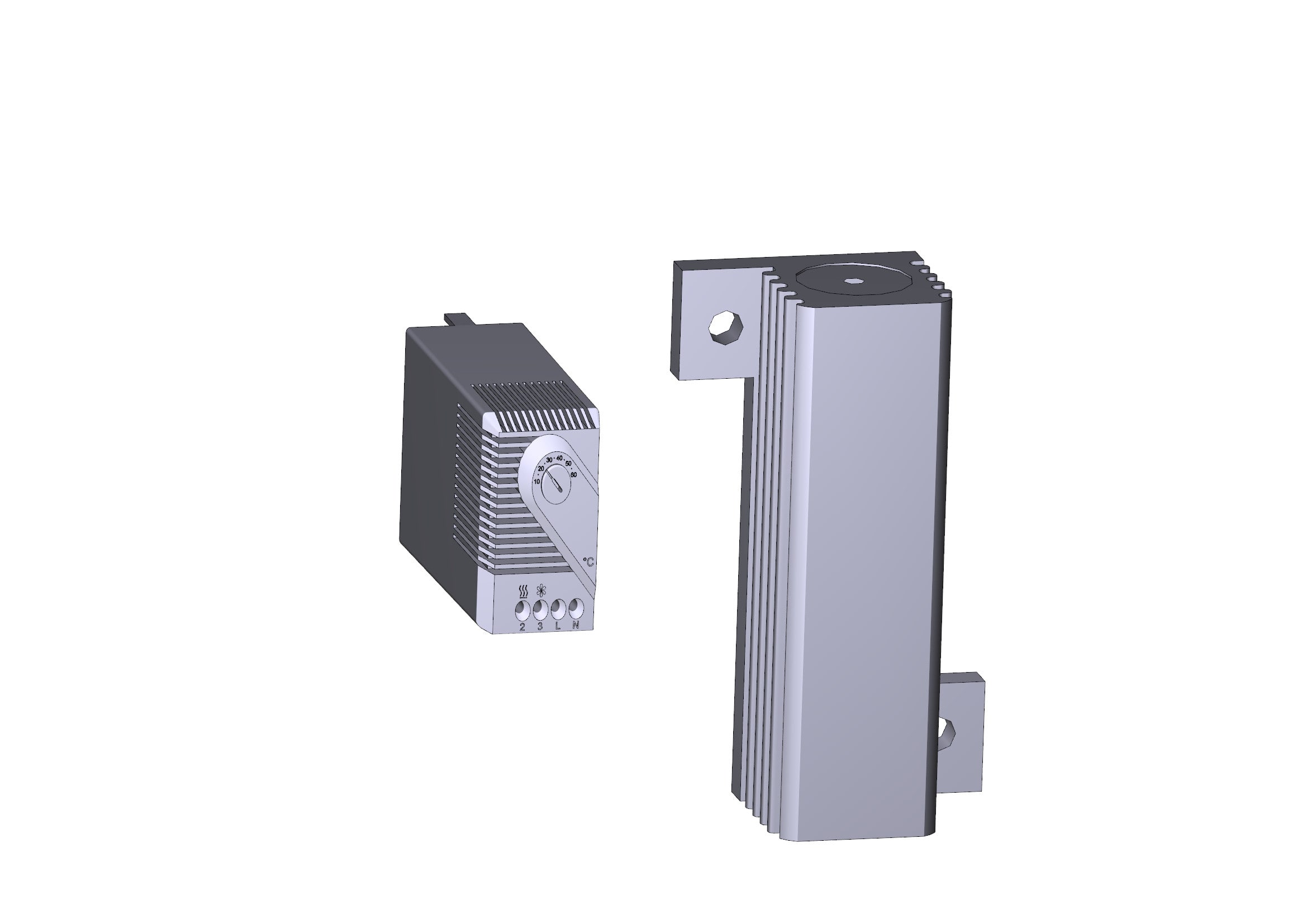 CAME - Resistenza termica 100W con termostato per cassa automatica.