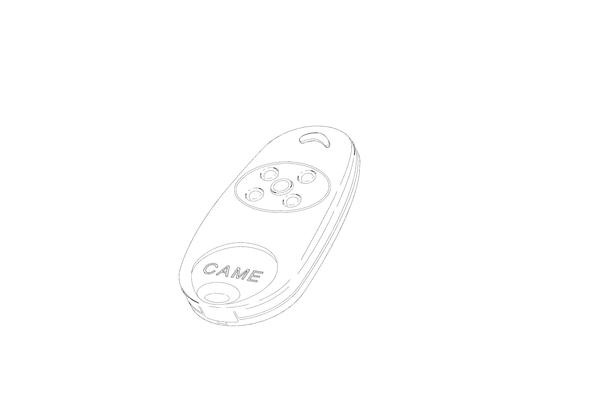 CAME - guscio trasmettitore top-864na